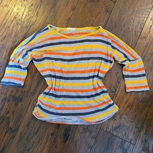 🤸‍♀️3 for 12🤸‍♂️ One Clothing Lightweight Striped Pullover Sweater